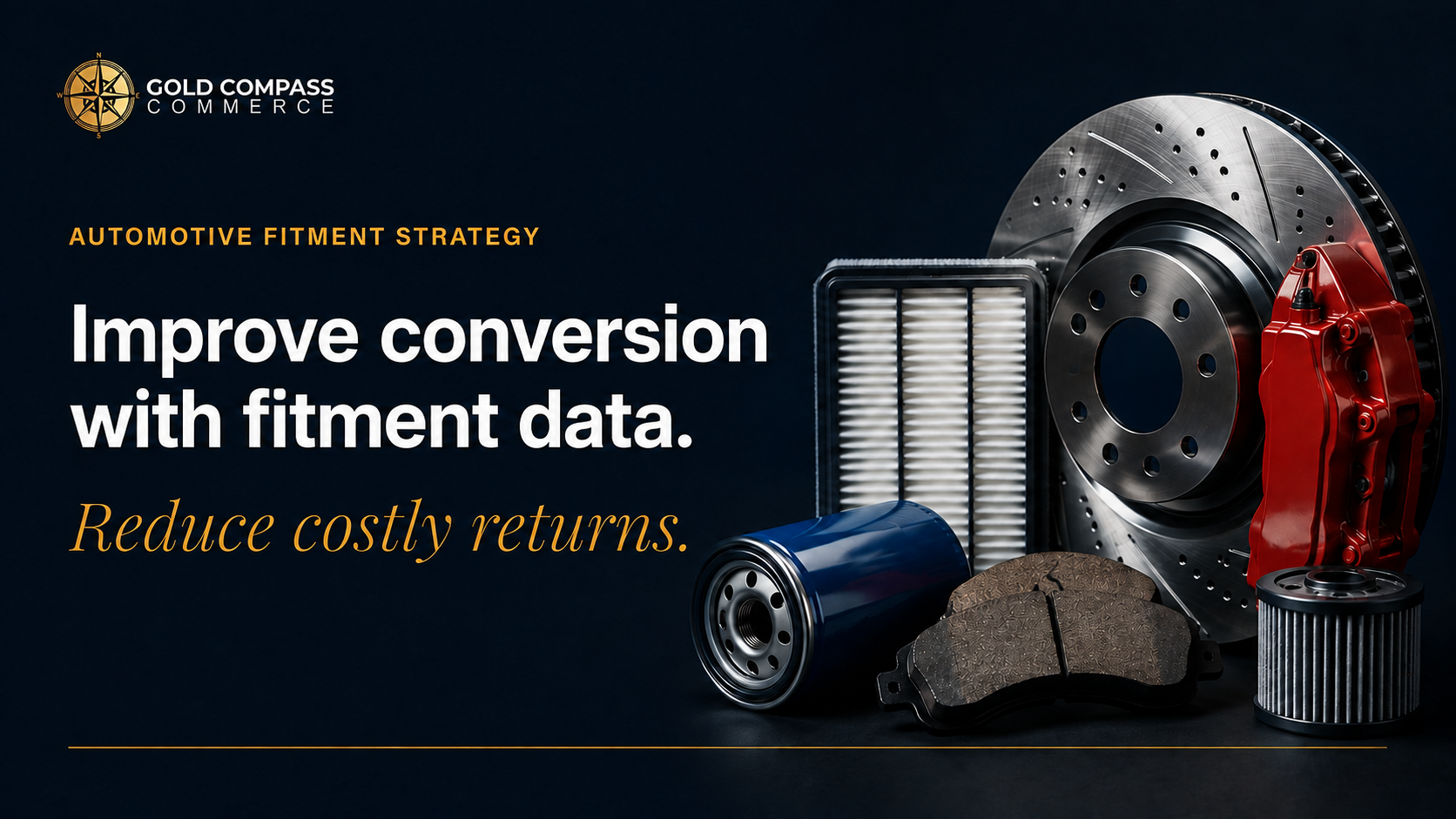 Gold Compass Commerce insight on Amazon automotive fitment data, conversion, and returns