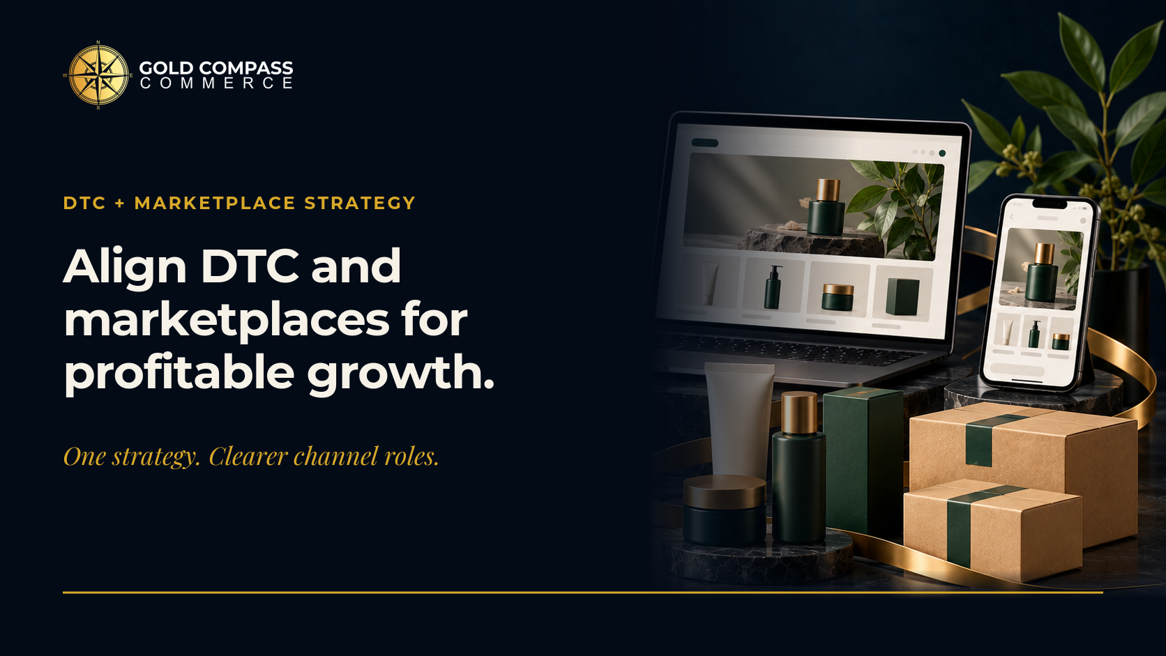 Gold Compass Commerce guide to DTC marketplace alignment and profitable omnichannel growth