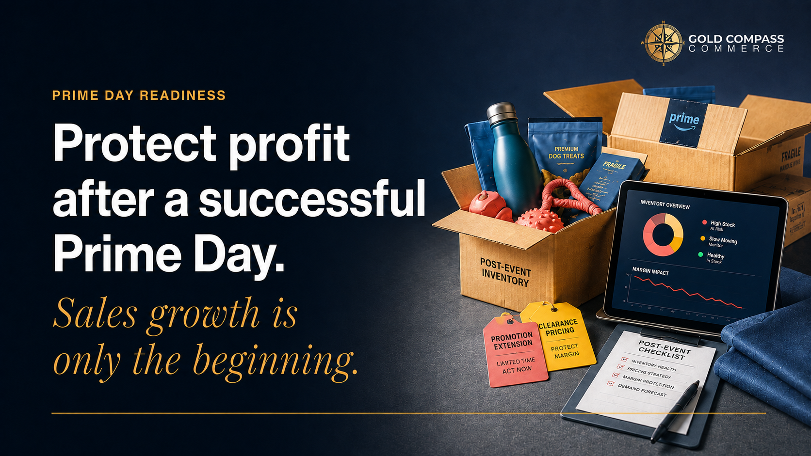 Gold Compass Commerce insight on protecting profit after a successful Prime Day