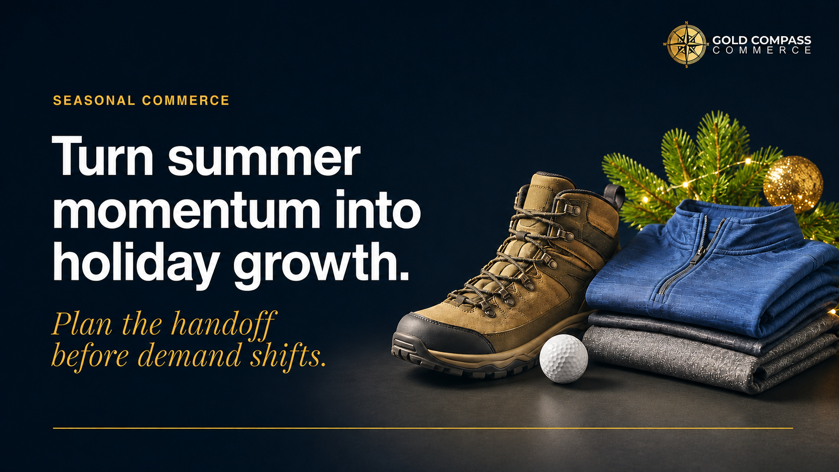 Gold Compass Commerce insight on turning summer momentum into holiday growth